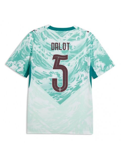 Billige Portugal Diogo Dalot #5 Bortedrakt VM 2026 Kortermet Billige Portugal Diogo Dalot #5 Bortedrakt VM 2026 Kortermet
